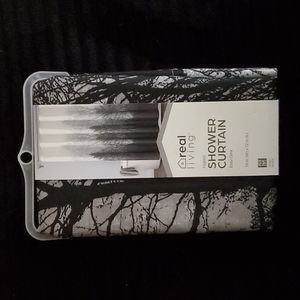 Real Living Dark Forrest shower curtain